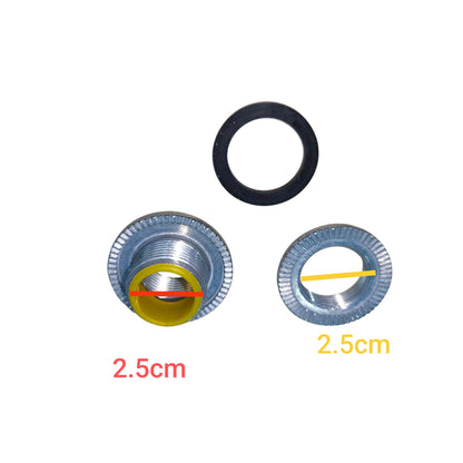 Water Tight Hub 25mm Accessories with Threaded Connection and Rubber Seal for Pipe Installation