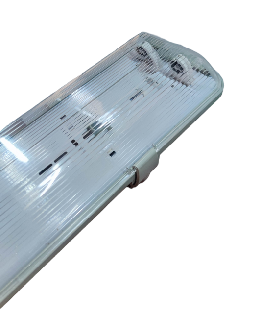 Opple weatherproof LED fluorescent fixture designed for durable outdoor lighting solutions