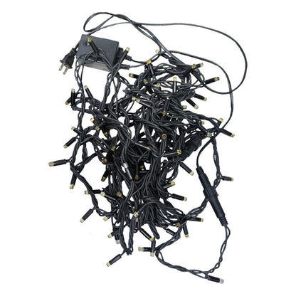 Weatherproof LED string lights 10 meters with multiple lights, perfect for outdoor decorations