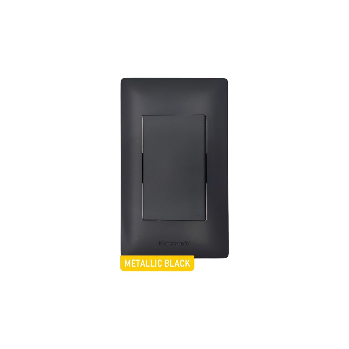 Panasonic 1 Gang 3 Way Switch 1 Device Slim Art Series Metallic Black WSAG6803MB-1/WSAG5512MB-5