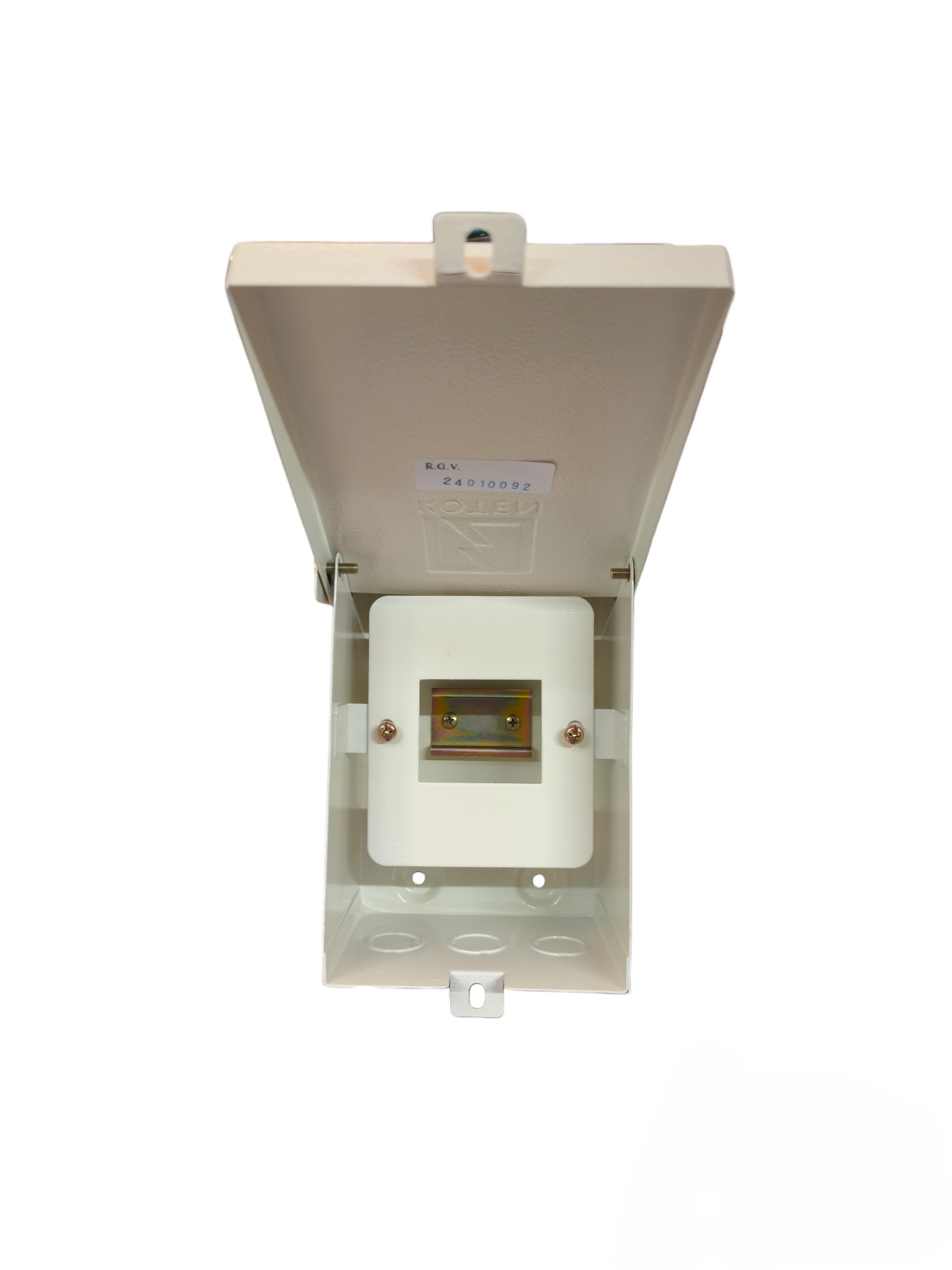 Koten Miniature Circuit Breaker 3Pole in white protective enclosure for electrical safety