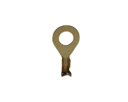 Copper 7mm hole round wire terminal for secure electrical connections in circuits