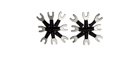 Y Terminal With Insulation 7mm in a set, ideal for secure electrical connections.