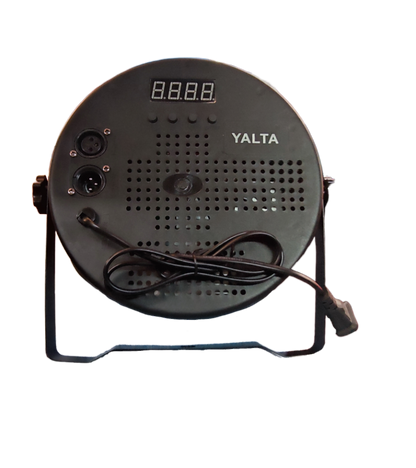 Black YALTA LED bulb 150W 7 Channel 220V stage light with digital display and cable