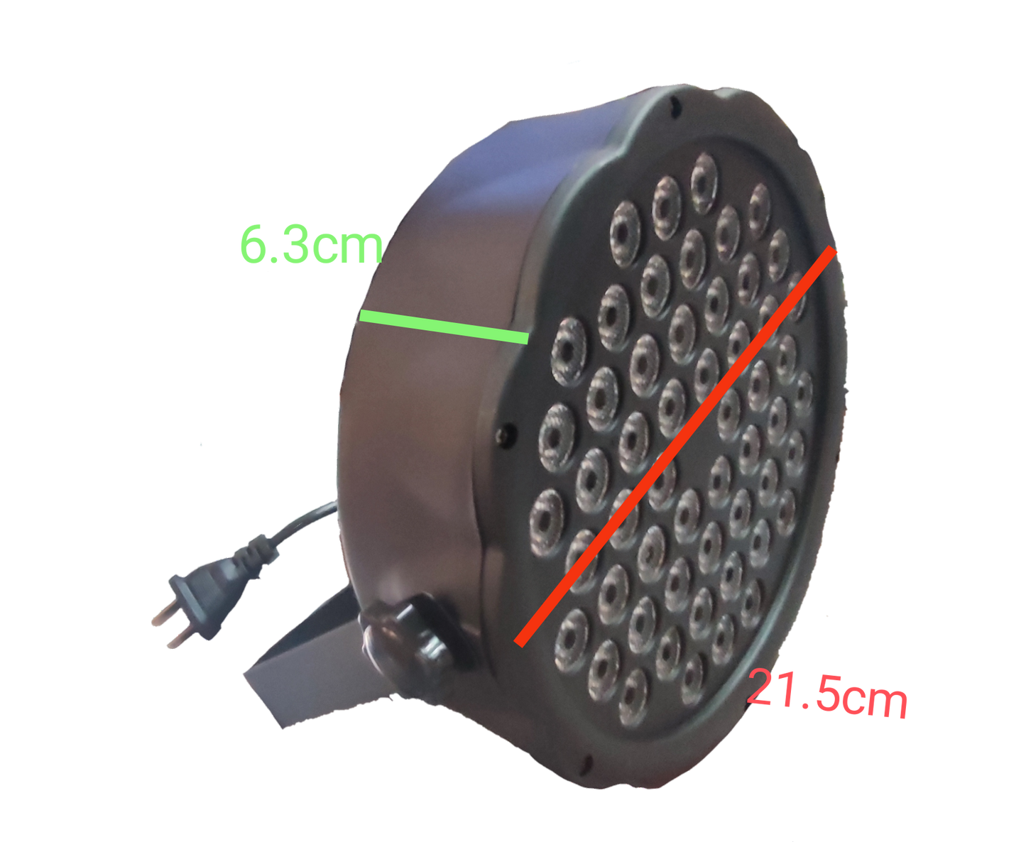 150W 7 Channel 220V LED stage light with multiple LED bulbs and plug from China