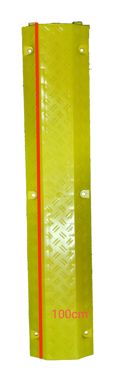Grippes Ramp Cable Protector 1 Channel in bright yellow with 100cm length for cable management