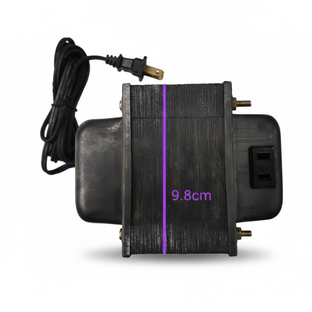 Yoshima 800W step down transformer 220V to 110V with power cord and durable design for voltage conversion