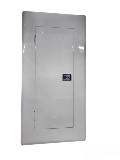 Koten white metal electrical panel box closed door with latch 14 Branches Panel with 150A 2Pole Main for residential circuits