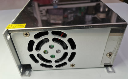 ZwitseRise Regulated Power Supply 24V 30A metal enclosure with cooling fan and mounting brackets